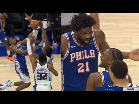 Tyrese Maxey TOUGH GAME WINNER vs Kings and drops 40 points 🔥