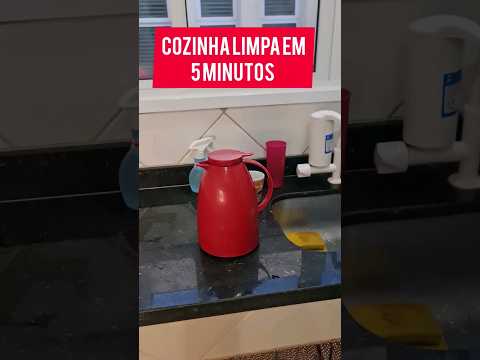 5 minutos e sua cozinha limpa #dicasincriveis #limpezadecasa #casaorganizada #organização #limpeza