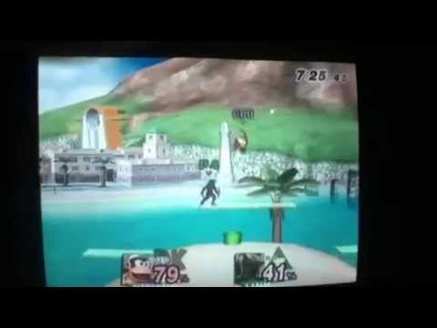 CPU friendly battle SSBB Link(Arc) v. Diddy kong