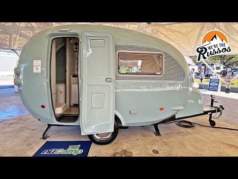 nuCamp Barefoot Trailer Walk-Through | Fiberglass Small Travel Trailer