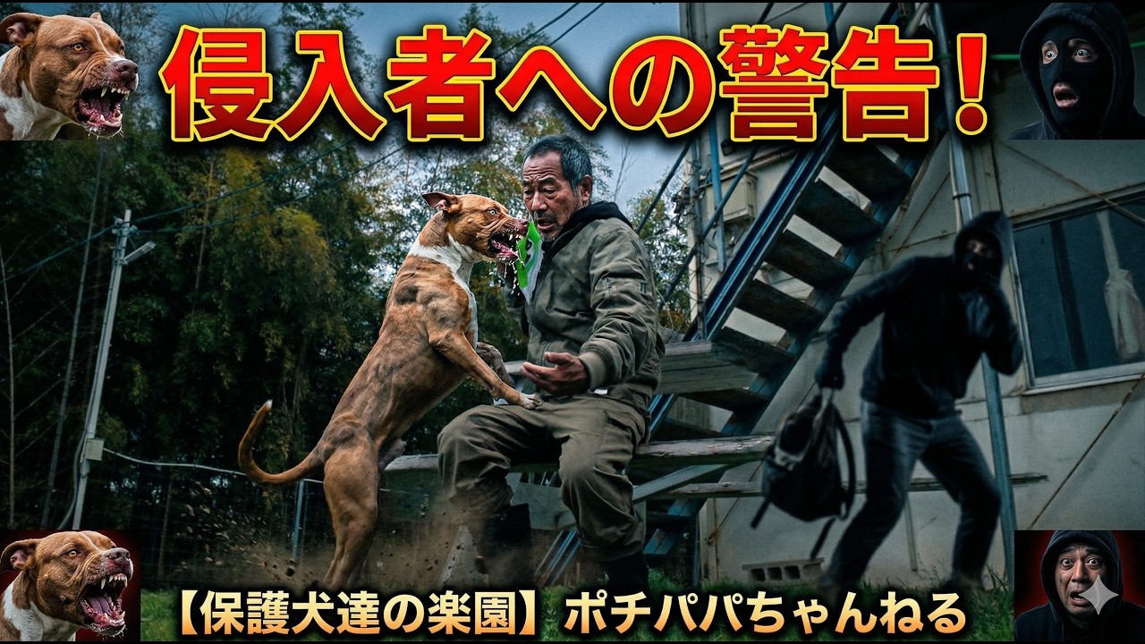 【ガードドッグの恐怖】ピットブル闘犬ライン「ポテトくん」発動！