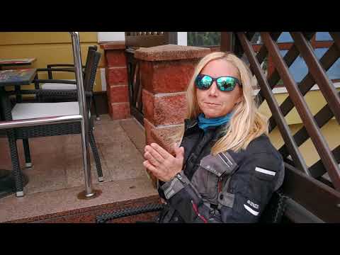 Croatia Velebit and coastline with a motorcycle