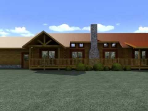 Custom Log Home Tour: Pine Ridge | Appalachian Log Structures