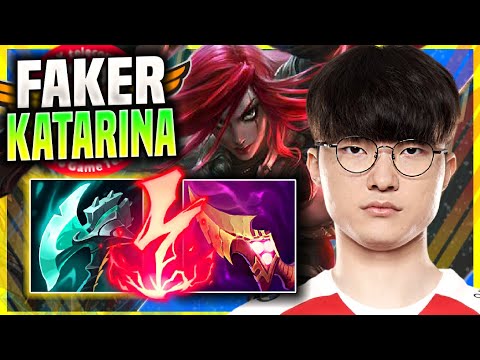 FAKER TRIES KATARINA WITH NEW BUFFS! - T1 Faker Plays Katarina Mid vs Irelia! | Season 11