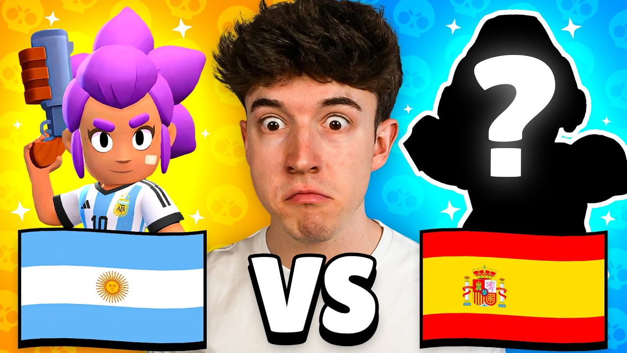 ENFRENTO un BRAWLER ARGENTINO vs BRAWLER ESPAÑOL en BRAWL STARS
