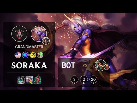 Soraka Bot vs Miss Fortune - NA Grandmaster Patch 10.25b