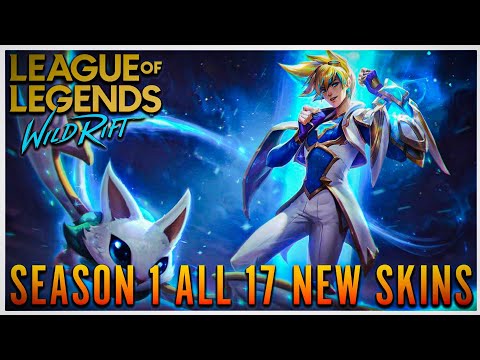LOL MOBILE! All New Champions & Skins For Season 1 Wild Rift! 18 New Confirm Skins in Wild Rift!