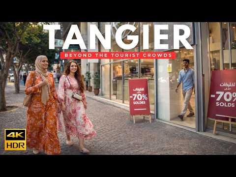 🇲🇦 TANGIER Morocco 4K The Real Ville Nouvelle Beyond the Tourist Crowds