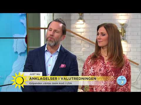 Anklagelser i valutredningen – gripanden väntas inom kort i USA - Nyhetsmorgon (TV4)