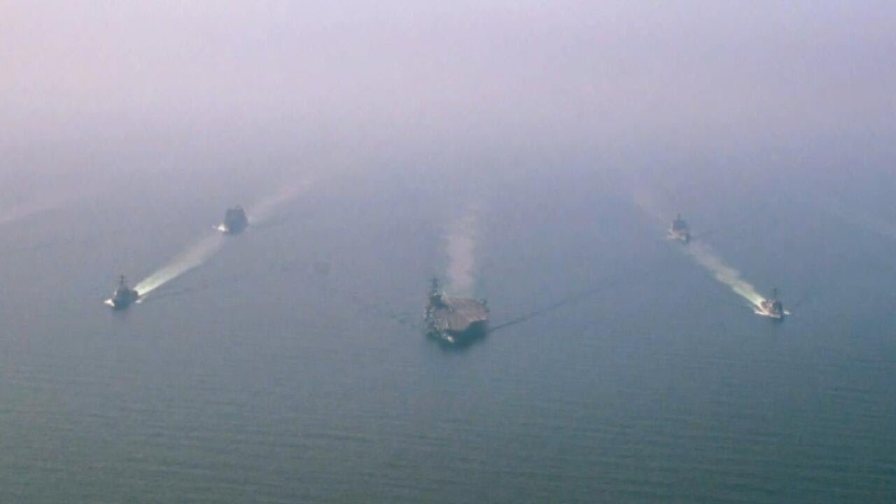 Trump threatens strikes on Iran as more warships enter Mediterranean