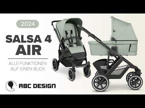 SALSA 4 AIR - Kinderwagen mit Luftreifen (Modell 2024) | ABC Design