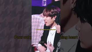 Just JungKook singing Lisa&#39;s rap in playing with fire #kpopedit #kpop #bts #blackpink #jungkook