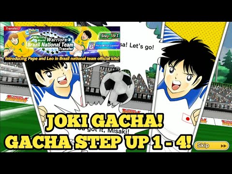JOKI GACHA BRAZIL RISING SUN🔥🔥🔥 STEP UP 1 - 4! CAPTAIN TSUBASA DREAM TEAM