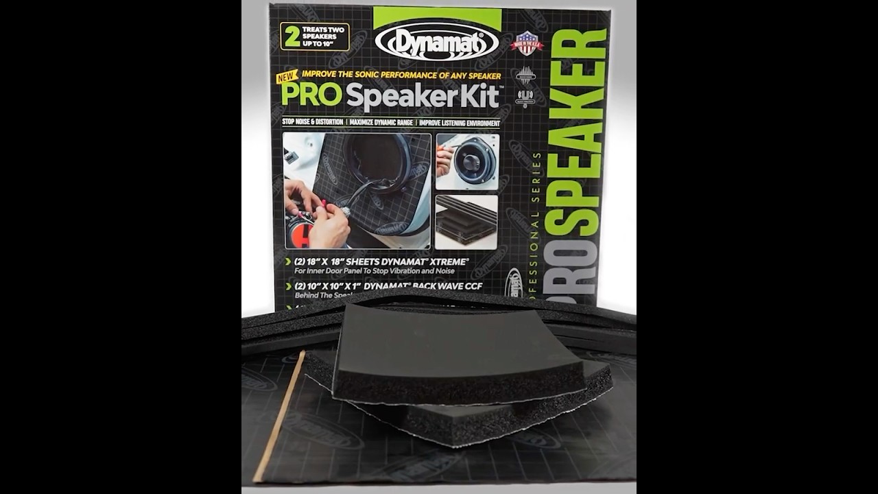 The NEW #Dynamat Pro Speaker Kit is Available July 1st