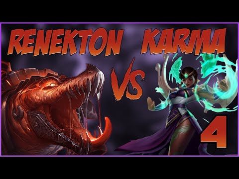 Renekton vs Karma 18/1/3 - [Patch 13.1]