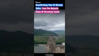 Breathtaking View Of Wachau Valley From The Majestic Ruins Of Durnstein Castle