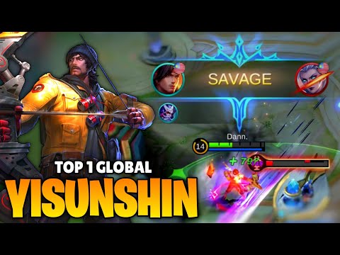 SAVAGE! Yss Fast Farming Gameplay [ Top 1 Global Yi Sun-shin ] By Dann. Mobile Legends
