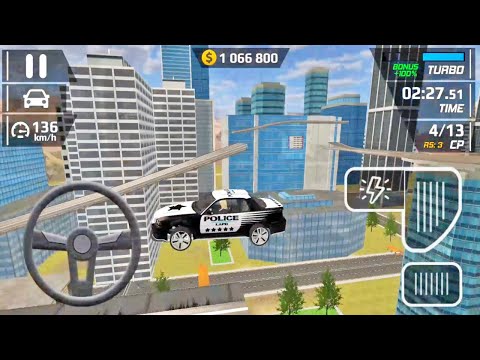 Smash Car Hit - Bad Police Girl Driver - Car Driving Simulator Android Gameplay Walkthrough