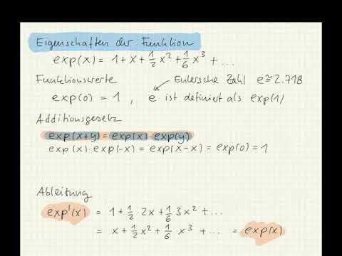 MA 12 Exponentialreihe