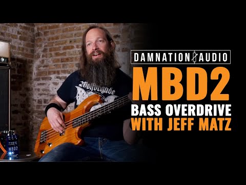 Damnation Audio MBD-2 MOSFET Bass Distortion Blue Hammertone (CME Exclusive) image 3