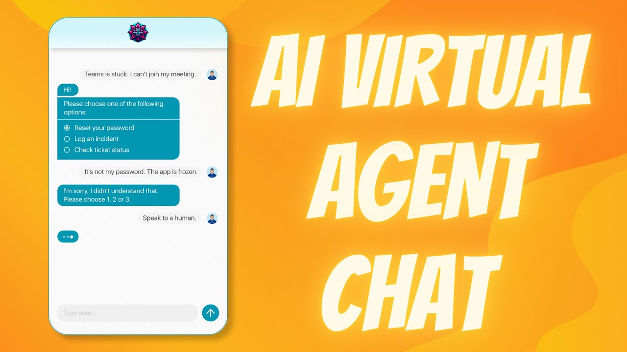 AI Virtual Agent Chat Animation – Custom AI Chatbot Designs