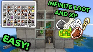 SIMPLE 1.20 AFK MOB AND XP FARM TUTORIAL in Minecraft Bedrock (MCPE/Xbox/PS4/Nintendo Switch/PC)