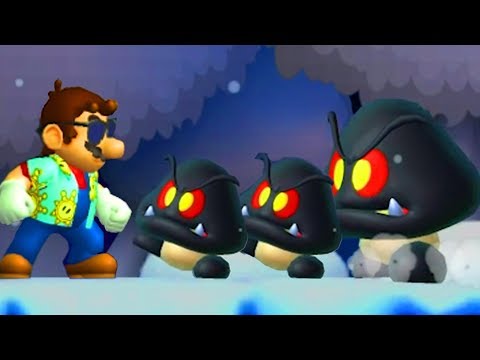 New Super Mario Sunshine Paradise - Walkthrough #07 Wiggler & Goombas Big Small Video