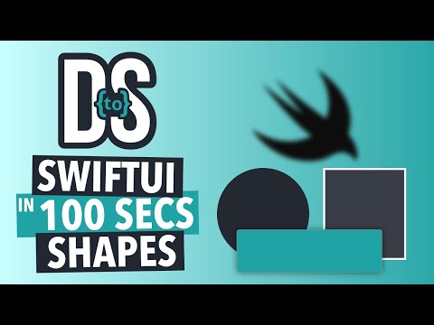 SwiftUI Basics: Shapes in 100 Seconds