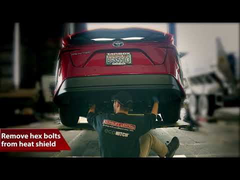 2017-2020 Prius Prime EcoHitch Trailer Hitch Installation