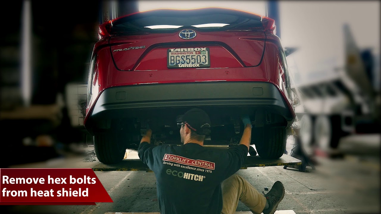 2017-2020 Prius Prime EcoHitch Trailer Hitch Installation