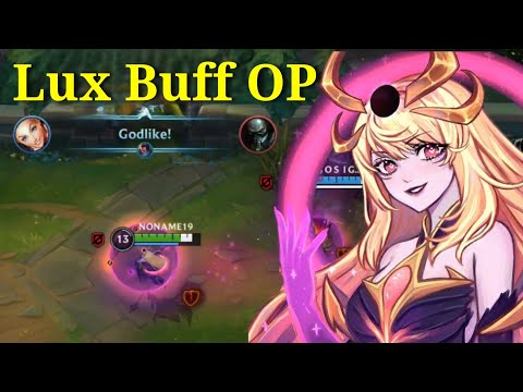 Lux Buff Is Over Power ! Tier S 0 Dead Patch 4.1C Gameplay Lux - League of Legends: Wild Rift Indo