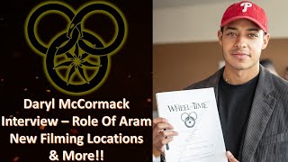 Wheel Of Time Show News | Daryl McCormack Interview - Role Of Aram, Love Of The Books & More!! video
