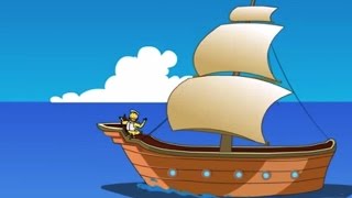 I Saw A Ship A Sailing, A Sailing On The Sea - Nursery Rhymes Songs - Baby Songs - English Rhymes