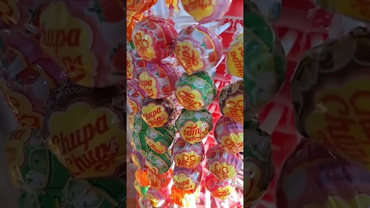 Assorted flavors of chupa chups | Chupa chups #sweet #shorts #chupachups #lollipop
