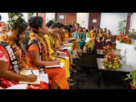 Miss Samoa 2025 Contestants  Interviews  - Host By Leota Marc Membrere Of Savali Newspaper