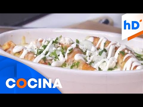 Receta para preparar enchiladas de carnitas | hoyDía | Telemundo