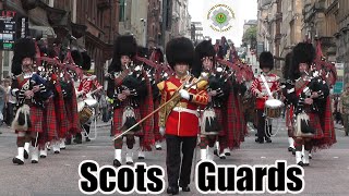 1st Battalion Scots Guards homecoming parade Glasgow 2013