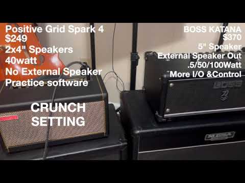 Positive Grid Spark Vs Boss Katana Head