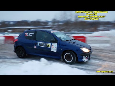 KASPRZYK Katarzyna / TUREK Arkadiusz - Peugeot 206 - Super Sprint "BARBÓRKA BIECKA" Biecz 11-12-2022