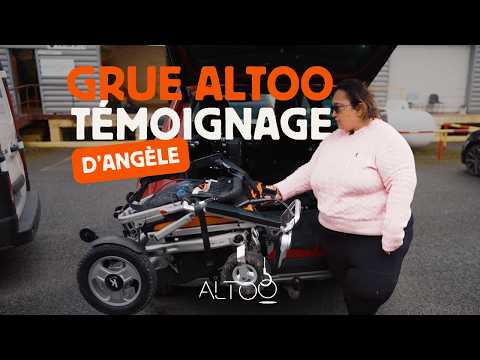 Témoignage Angèle - Altoo grue aide chargement fauteuil voiture Acekare
