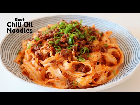 Quick & Easy Beef Chili Oil Noodles | Ready in 30 minutes!