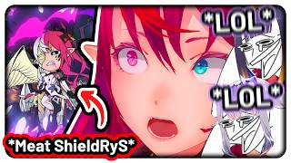 Biboo and Ina laughed so hard when IRyS became a meat shield during their fight 【Hololive EN】