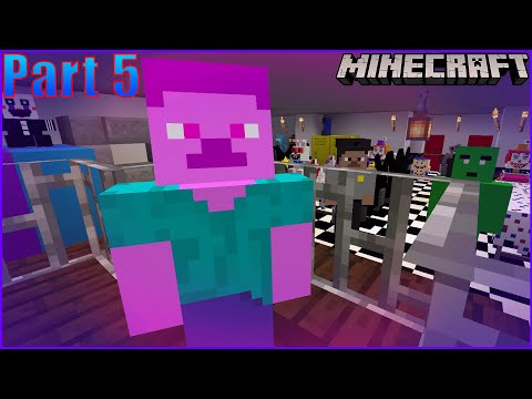 Xman 723 - Minecraft FNAF Multiplayer Survival | Building Our Very Own Pizzeria! [Part 5]