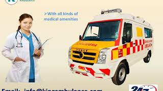 Ambulance Service in Dibdih and Doranda at Affordable Cost by King