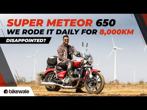 8,000Km Real World Test on Royal Enfield Super Meteor 650 - Long Term Review | Positives & Negatives