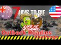 Cactus Dan Outback roadies challenge 7 days to die Day 28 Horde USA V Australia