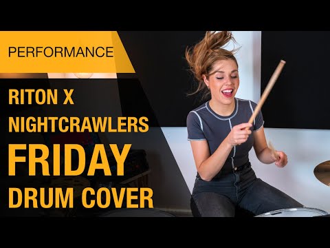 Riton x Nightcrawlers - Friday ft. Mufasa & Hypeman | Drum Cover | Domino Santantonio | Thomann