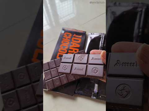 ASMR Amul Dark Chocolate Eating | Satisfying Crunch & Melt