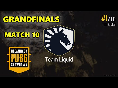 Team Liquid ibiza, mxey, Clib & Jeemzz - GRANDFINALS - Match 10 - DREAMHACK PUBG SHOWDOWN