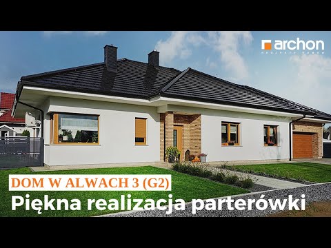 Dom w alwach 3 (G2) – Piękna realizacja parterówki I ARCHON+ Projekty Domów